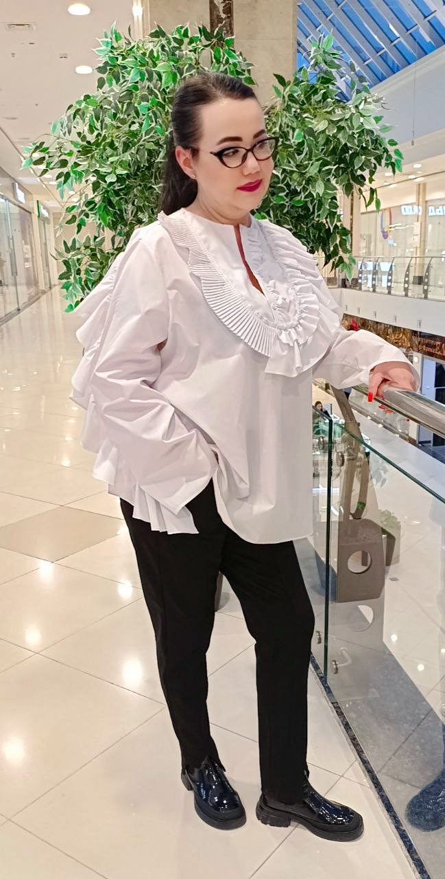 Блуза белая
