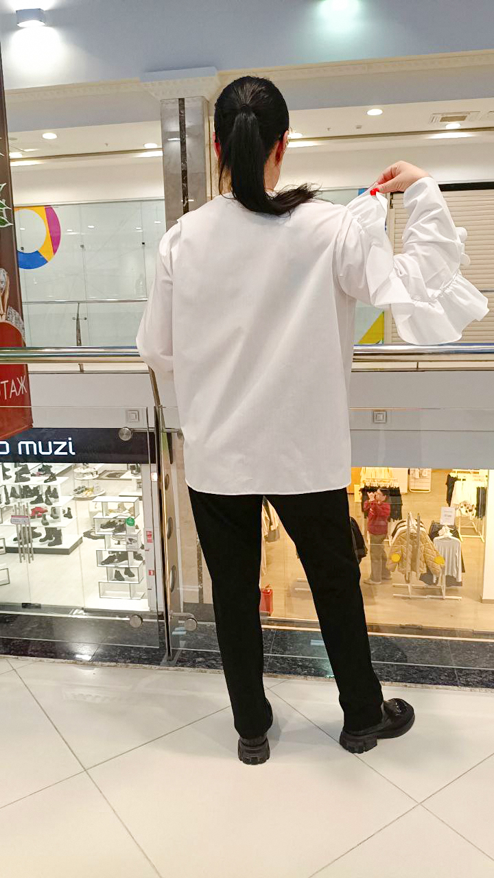 Блуза белая