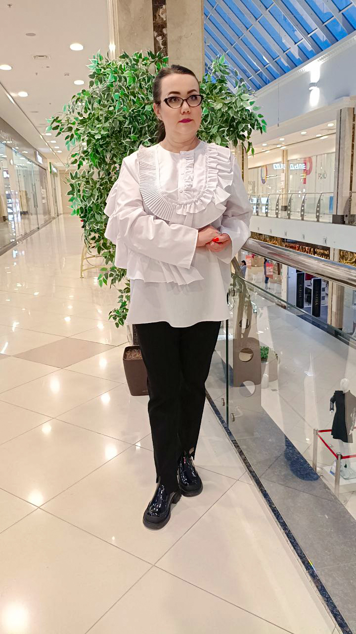 Блуза белая